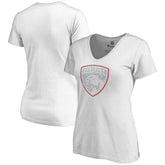 Florida Panthers Women's Whiteout V-Neck T-Shirt - White - NHL