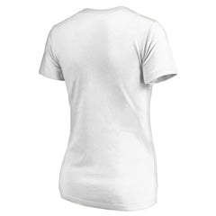 Vancouver Canucks Women's Whiteout V-Neck T-Shirt - White - NHL
