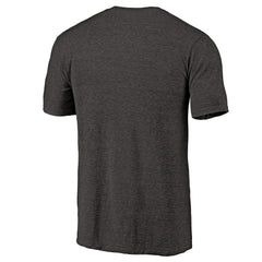 Brooklyn Nets Distressed Team Logo Tri-Blend T-Shirt Heather Black - NBA