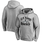 Los Angeles Kings Hometown Collection The Crown Pullover Hoodie - Ash - NHL