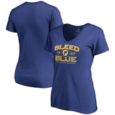 St. Louis Blues Women's Hometown Collection Bleed Blue V-Neck T-Shirt - Blue - NHL