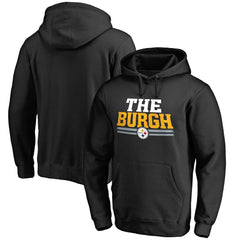 Pittsburgh Steelers Hometown Collection The Burgh Pullover Hoodie Black | NFL