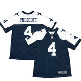 Dak Prescott Dallas Cowboys Youth Throwback Game Jersey Navy | Nike for Sale