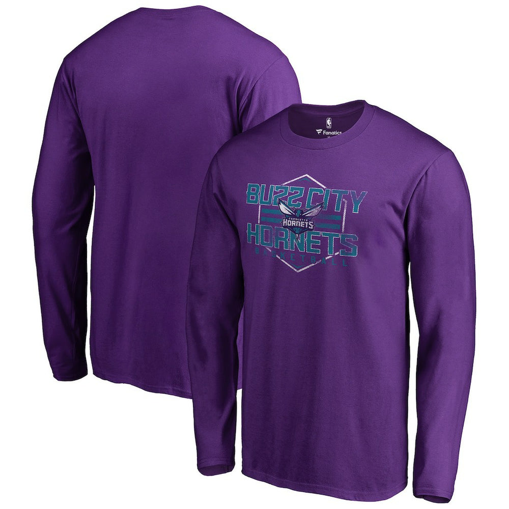 Charlotte Hornets Hometown Collection The Nest Long Sleeve T-Shirt Purple - NBA