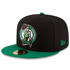 Boston Celtics Team Color 2Tone 59FIFTY Fitted Hat Black/Green - NBA