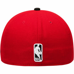 Miami Heat Team Color 2Tone 59FIFTY Fitted Hat Red/Black - NBA
