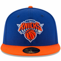 New York Knicks Team Color 2Tone 59FIFTY Fitted Hat Royal/Orange - NBA