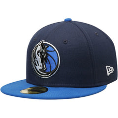 Dallas Mavericks Team Color 2Tone 59FIFTY Fitted Hat Navy/Blue - NBA