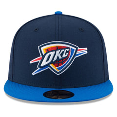 Oklahoma City Thunder Team Color 2Tone 59FIFTY Fitted Hat Navy/Royal - NBA