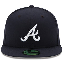 Atlanta Braves New Era Road Authentic Collection On-Field 59FIFTY Fitted Hat - MLB