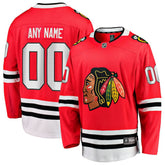 Chicago Blackhawks Fanatics Home Breakaway Custom Jersey - Red - NHL