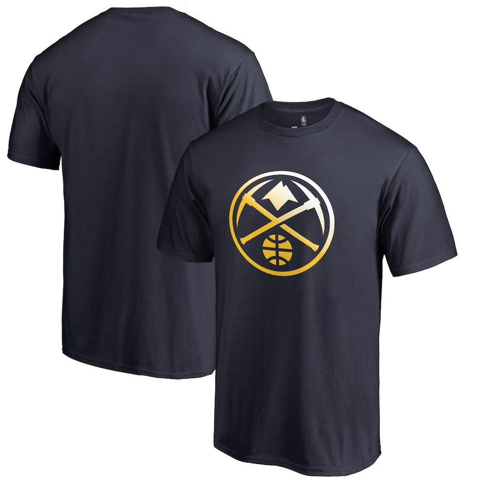 Denver Nuggets Gradient Logo T-Shirt Navy - NBA