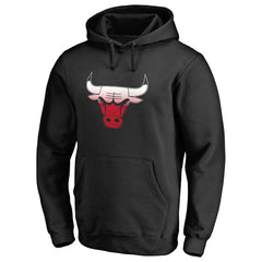 Chicago Bulls Gradient Logo Pullover Hoodie Black - NBA
