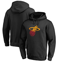 Miami Heat Gradient Logo Pullover Hoodie Black - NBA