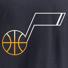 Utah Jazz Gradient Logo Pullover Hoodie Navy - NBA