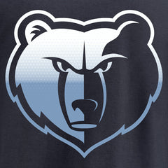 Memphis Grizzlies Gradient Logo Long Sleeve T-Shirt Navy - NBA