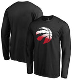 Toronto Raptors Gradient Logo Long Sleeve T-Shirt Black - NBA