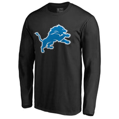 Detroit Lions Primary Logo T-Shirt Black | NFL