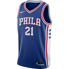 Joel Embiid Philadelphia 76ers Swingman Jersey Royal Icon Edition - NBA
