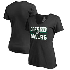 Dallas Stars Women's Hometown Collection Defend T-Shirt - Black - NHL