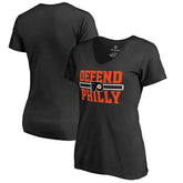 Philadelphia Flyers Women's Hometown Collection Defend T-Shirt - Black - NHL