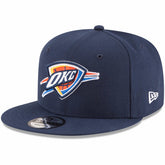 Oklahoma City Thunder Team Color 9FIFTY Snapback Hat Navy - NBA