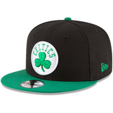 Boston Celtics 2-Tone 9FIFTY Adjustable Snapback Hat Black/Kelly Green - NBA