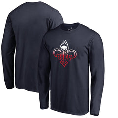New Orleans Pelicans Gradient Logo Long Sleeve T-Shirt Navy - NBA