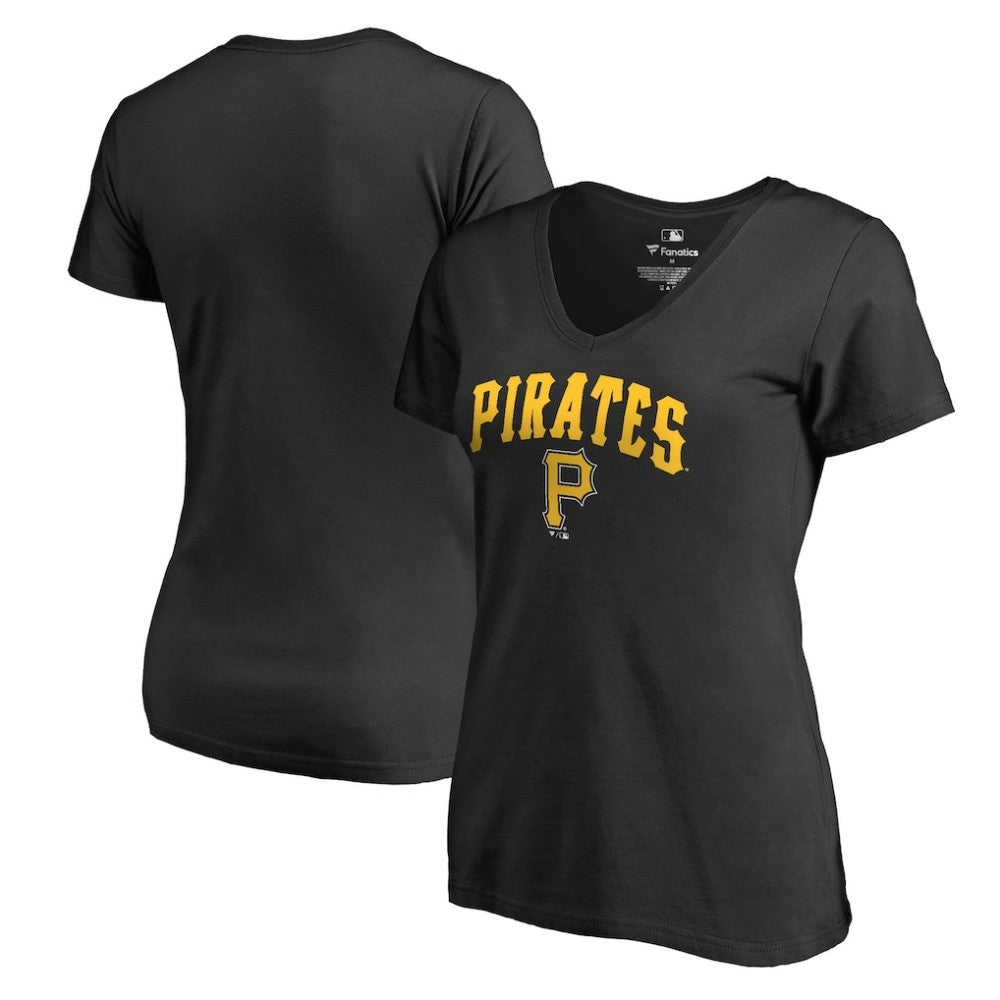 Pittsburgh Pirates Women's Core Wahconah V-Neck T-Shirt - MLB