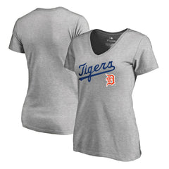 Detroit Tigers Women's Core Wahconah V-Neck T-Shirt - MLB