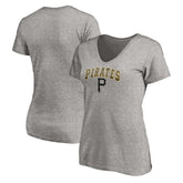 Pittsburgh Pirates Women's Core Wahconah V-Neck T-Shirt - MLB