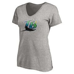 Tampa Bay Rays Women's Core Wahconah V-Neck T-Shirt - MLB