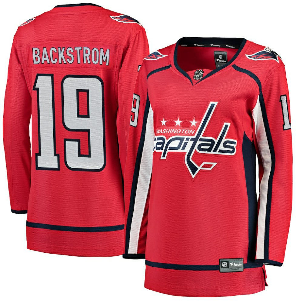 Nicklas Backstrom Washington Capitals Fanatics Women's Home Breakaway Jersey - Red - NHL