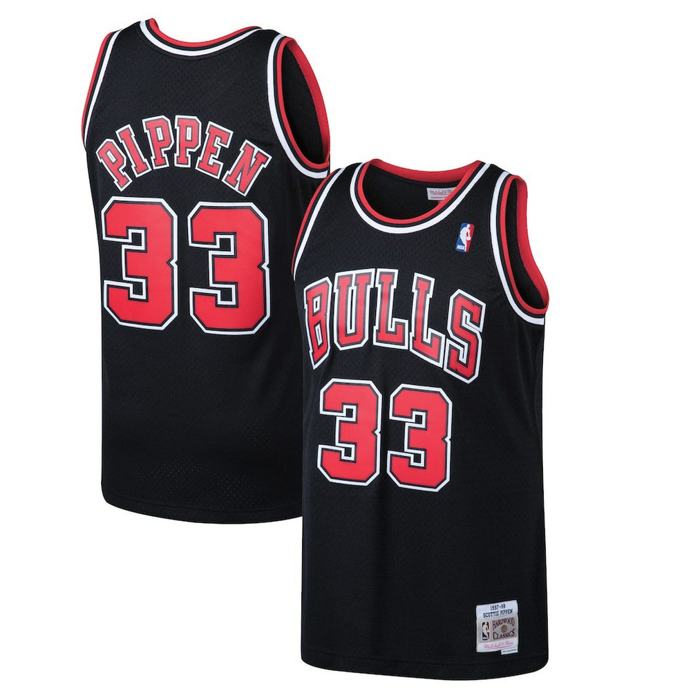 Scottie Pippen Chicago Bulls 1997/98 Hardwood Classics Swingman Jersey Black - NBA