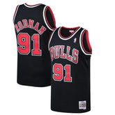 Dennis Rodman Chicago Bulls 1997/98 Hardwood Classics Swingman Jersey Black - NBA
