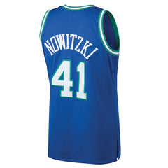 Dirk Nowitzki Dallas Mavericks 1998/99 Hardwood Classics Swingman Jersey Blue - NBA