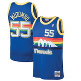 Dikembe Mutombo Denver Nuggets 1991/92 Hardwood Classics Swingman Jersey Blue - NBA