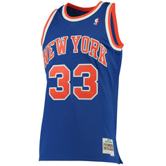 Patrick Ewing New York Knicks 1991/92 Hardwood Classics Swingman Jersey Blue - NBA