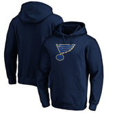 St. Louis Blues Fanatics Primary Logo II Pullover Hoodie - Navy - NHL