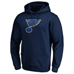 St. Louis Blues Fanatics Primary Logo II Pullover Hoodie - Navy - NHL