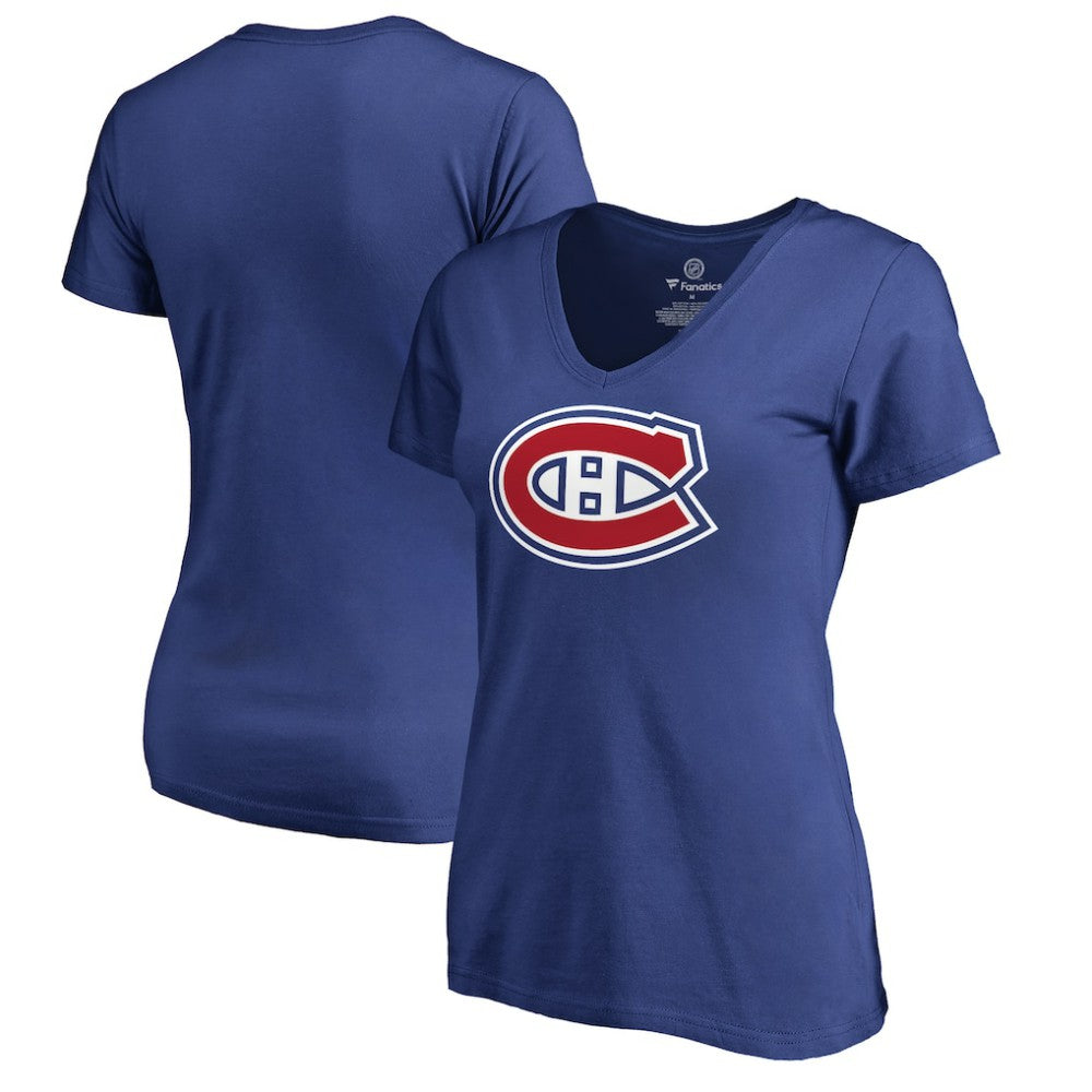 Montreal Canadiens Women's Primary Logo T-Shirt - Royal - NHL