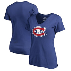 Montreal Canadiens Women's Primary Logo T-Shirt - Royal - NHL