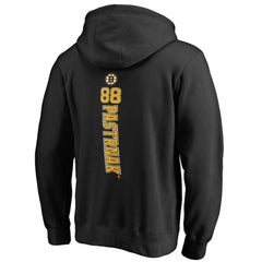David Pastrnak Boston Bruins Backer Pullover Hoodie - Black - NHL