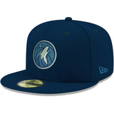 Minnesota Timberwolves Youth Team Color 59FIFTY Fitted Hat Navy - NBA