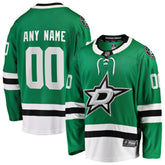 Dallas Stars Fanatics Home Breakaway Custom Jersey - Green - NHL