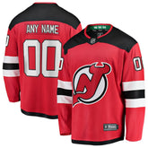 New Jersey Devils Fanatics Home Breakaway Custom Jersey - Red - NHL