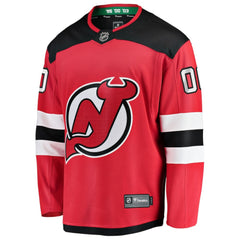 New Jersey Devils Fanatics Home Breakaway Custom Jersey - Red - NHL