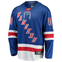 New York Rangers Fanatics Home Breakaway Custom Jersey - Blue - NHL