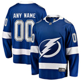 Tampa Bay Lightning Fanatics Home Breakaway Custom Jersey - Blue - NHL