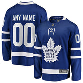 Toronto Maple Leafs Fanatics Home Breakaway Custom Jersey - Blue - NHL